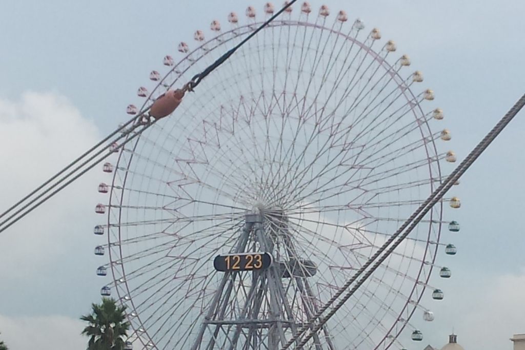 First Visit To Japan: Cosmo World Ferris Wheel